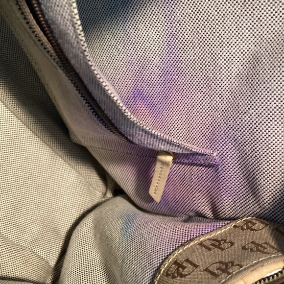 Dooney & Bourke Buckle satchel bag signature monogram tan brown - Picture 10 of 16